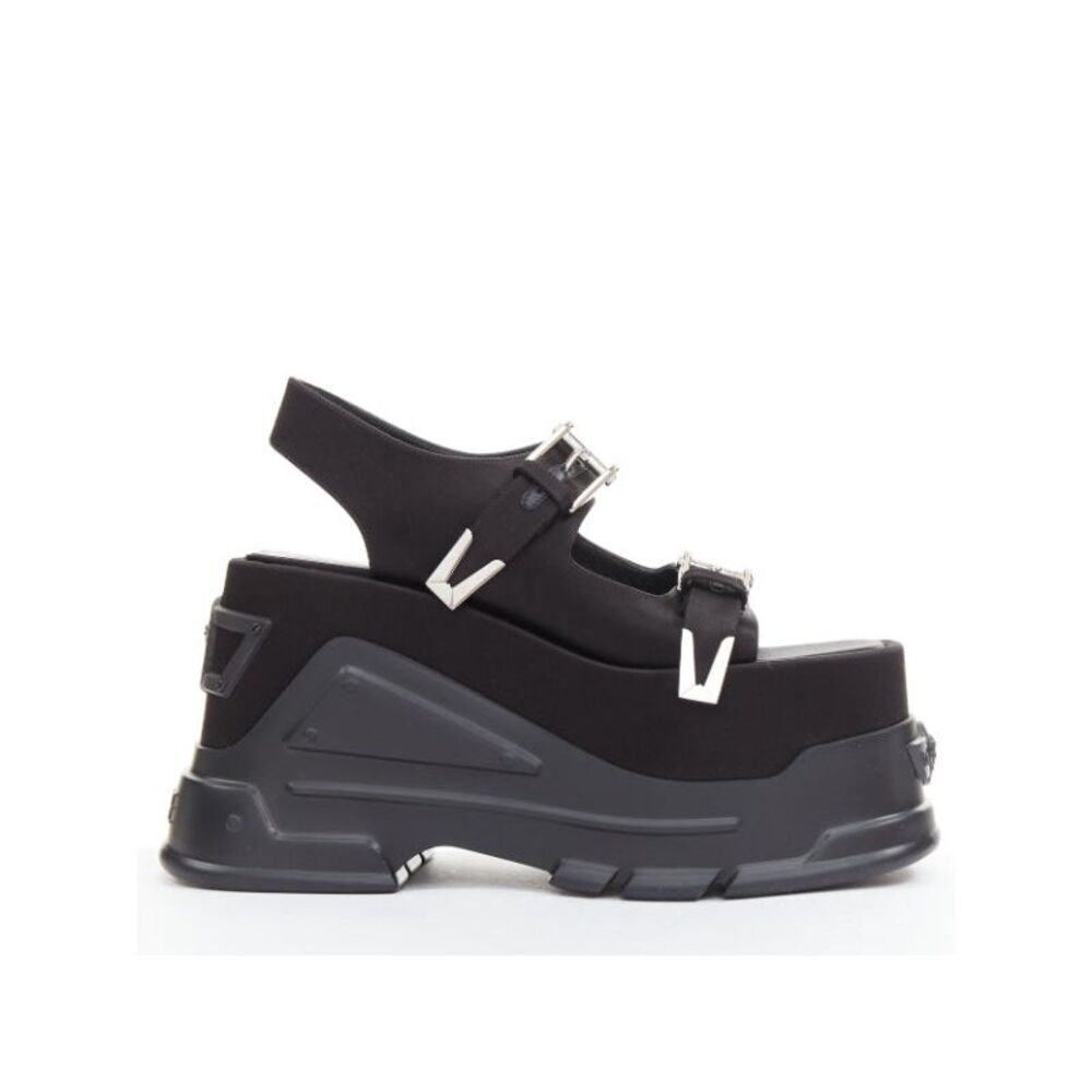 Versace Anthem satin silk Medusa sandals
